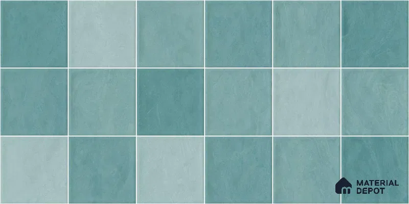 Subway Wall Tile TL 05848 F Tones Twilight Haze 2 ft x 1 ft Ceramic Glossy Finish - 9 mm | Suitable for Bathroom, Kitchen & Backsplashes | Please Expect a Slight Variation of Pattern (Sample)