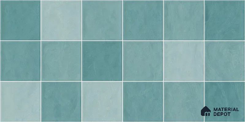 Subway Wall Tile TL 05848 F Tones Twilight Haze 2 ft x 1 ft Ceramic Glossy Finish - 9 mm | Suitable for Bathroom, Kitchen & Backsplashes | Please Expect a Slight Variation of Pattern