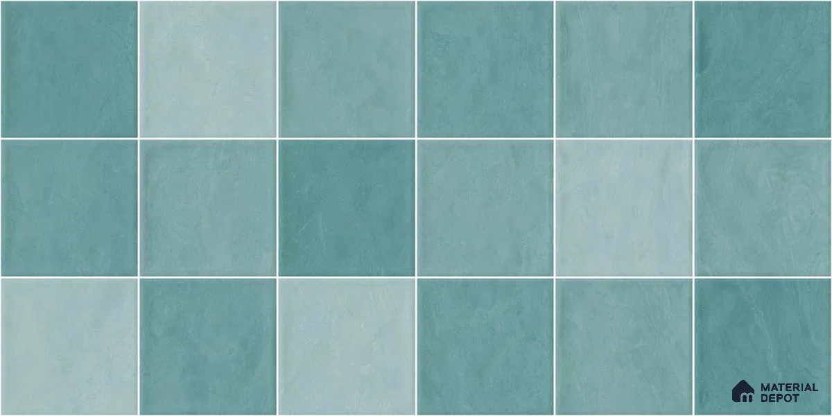 Subway Wall Tile TL 05848 F Tones Twilight Haze 2 ft x 1 ft Ceramic Glossy Finish - 9 mm | Suitable for Bathroom, Kitchen & Backsplashes | Please Expect a Slight Variation of Pattern