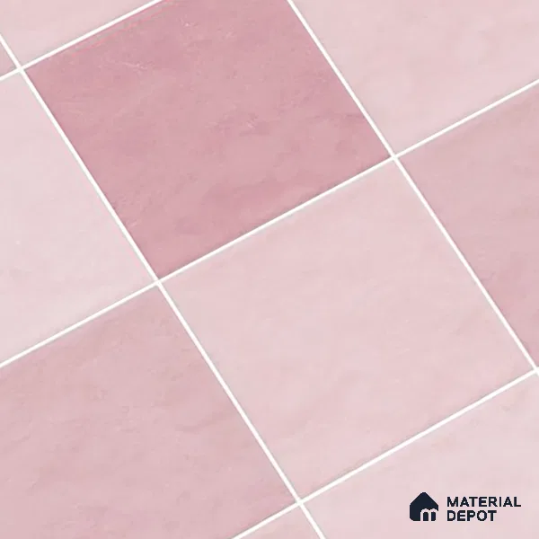 Subway Wall Tile TL 05848 Tones Blush Petal 2 ft x 1 ft Ceramic Glossy Finish - 9 mm | Suitable for Bathroom, Kitchen & Backsplashes | Please Expect a Slight Variation of Pattern