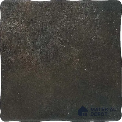 Subway Wall & Floor Tile TL 05261 F Heritage Square Noir Black 8 x 8 inch Vitrified Matte Finish - 11 mm | 30 Random Faces | Suitable for Accent / Feature Walls, Bathroom, Kitchen Wall & Backsplashes | Please Expect a Slight Variation of Pattern (Sample)