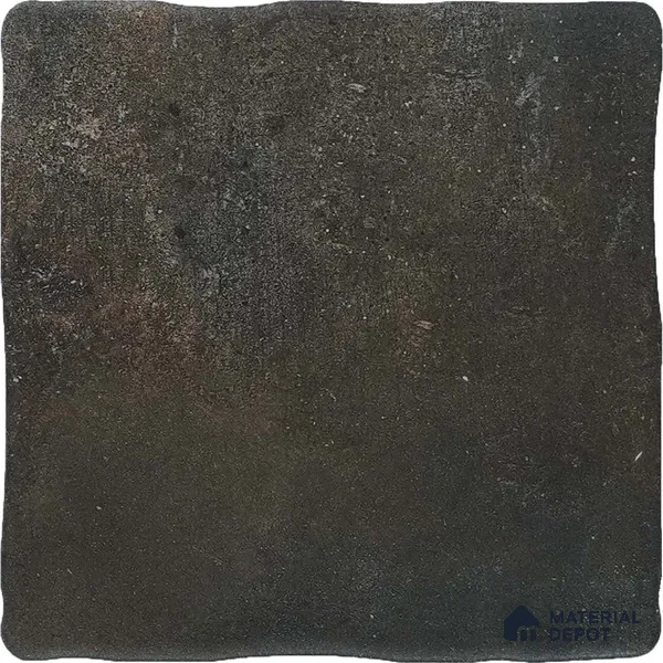 Subway Wall & Floor Tile TL 05261 F Heritage Square Noir Black 8 x 8 inch Vitrified Matte Finish - 11 mm | 30 Random Faces | Suitable for Accent / Feature Walls, Bathroom, Kitchen Wall & Backsplashes | Please Expect a Slight Variation of Pattern (Sample)
