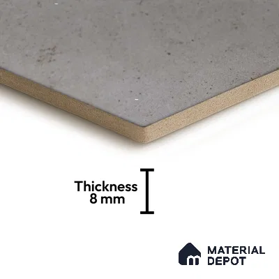 Hexagonal Wall & Floor Tile TL 05272 Hexalite Cinder Smoke Base 10 x 9 inch (250x220 mm) Vitrified Matte Finish - 8 mm | Suitable for Living Room, Accent / Feature Walls, Bathroom, Kitchen Wall & Backsplashes (Sample)