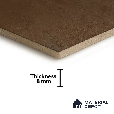 Hexagonal Wall & Floor Tile TL 05275 B Hexalite Caramel 10 x 9 inch (250x220 mm) Vitrified Matte Finish - 8 mm | Suitable for Living Room, Accent / Feature Walls, Bathroom, Kitchen Wall & Backsplashes