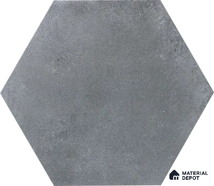 Hexagonal Wall & Floor Tile TL 05275 E Hexalite Grigio 10 x 9 inch (250x220 mm) Vitrified Matte Finish - 8 mm | Suitable for Living Room, Accent / Feature Walls, Bathroom, Kitchen Wall & Backsplashes (Sample)