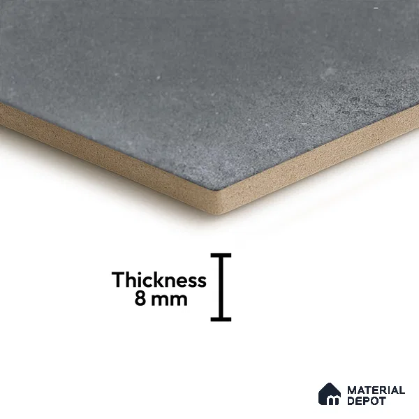 Hexagonal Wall & Floor Tile TL 05275 E Hexalite Grigio 10 x 9 inch (250x220 mm) Vitrified Matte Finish - 8 mm | Suitable for Living Room, Accent / Feature Walls, Bathroom, Kitchen Wall & Backsplashes (Sample)