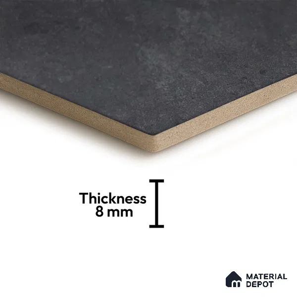 Hexagonal Wall & Floor Tile TL 05275 F Hexalite Vanta 10 x 9 inch (250x220 mm) Vitrified Matte Finish - 8 mm | Suitable for Living Room, Accent / Feature Walls, Bathroom, Kitchen Wall & Backsplashes (Sample)