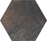 Subway Wall & Floor Tile TL 05275 G Hexalite Charcoal 10 x 9 inch (250x220 mm) Vitrified Matte Finish - 8 mm | Suitable for Living Room, Accent / Feature Walls, Bathroom, Kitchen Wall & Backsplashes | Image 1