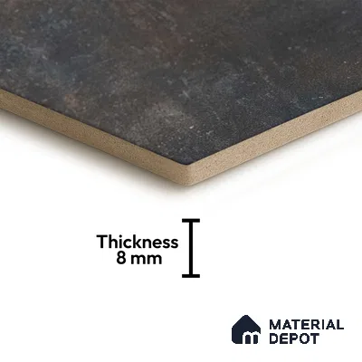 Hexagonal Wall & Floor Tile TL 05275 G Hexalite Charcoal 10 x 9 inch (250x220 mm) Vitrified Matte Finish - 8 mm | Suitable for Living Room, Accent / Feature Walls, Bathroom, Kitchen Wall & Backsplashes