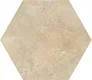 Subway Wall & Floor Tile TL 05275 Hexalite Cocoa 10 x 9 inch (250x220 mm) Vitrified Matte Finish - 8 mm | 20 Random Faces | Suitable for Living Room, Accent / Feature Walls, Bathroom, Kitchen Wall & Backsplashes | Image 1