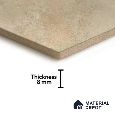 Hexagonal Wall & Floor Tile TL 05275 Hexalite Cocoa 10 x 9 inch (250x220 mm) Vitrified Matte Finish - 8 mm | 20 Random Faces | Suitable for Living Room, Accent / Feature Walls, Bathroom, Kitchen Wall & Backsplashes (Sample)
