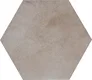 Subway Wall & Floor Tile TL 05271 C Hexalite Grana Latte Base 10 x 9 inch (250x220 mm) Vitrified Matte Finish - 8 mm | Suitable for Living Room, Accent / Feature Walls, Bathroom, Kitchen Wall & Backsplashes | Image 1