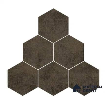 Subway Wall & Floor Tile TL 05277 B Hexalite Weaved Tepoch 10 x 9 inch (250x220 mm) Vitrified Matte Finish - 8 mm | Suitable for Accent / Feature Walls, Bathroom, Kitchen Wall & Backsplashes