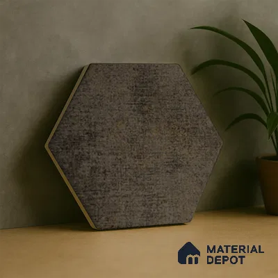 Subway Wall & Floor Tile TL 05277 B Hexalite Weaved Tepoch 10 x 9 inch (250x220 mm) Vitrified Matte Finish - 8 mm | Suitable for Accent / Feature Walls, Bathroom, Kitchen Wall & Backsplashes