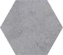 Subway Wall & Floor Tile TL 05277 C Hexalite Weaved Thunder 10 x 9 inch (250x220 mm) Vitrified Matte Finish - 8 mm | Suitable for Living Room, Accent / Feature Walls, Bathroom, Kitchen Wall & Backsplashes | Image 1