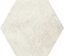 Subway Wall & Floor Tile TL 05277 D Hexalite Weaved Mushroom 10 x 9 inch (250x220 mm) Vitrified Matte Finish - 8 mm | Suitable for Living Room, Accent / Feature Walls, Bathroom, Kitchen Wall & Backsplashes | Image 1