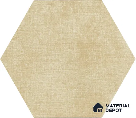 Subway Wall & Floor Tile TL 05277 Hexalite Weaved Silt 10 x 9 inch (250x220 mm) Vitrified Matte Finish - 8 mm | Suitable for Accent / Feature Walls, Bathroom, Kitchen Wall & Backsplashes (Sample)