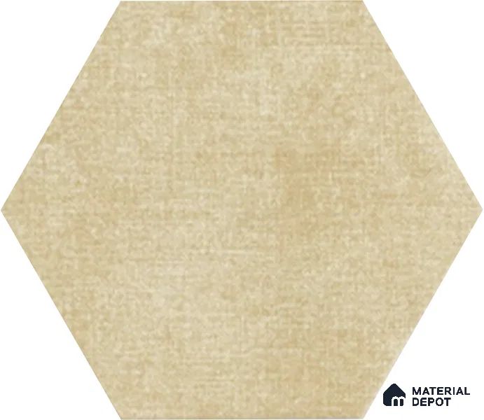 Subway Wall & Floor Tile TL 05277 Hexalite Weaved Silt 10 x 9 inch (250x220 mm) Vitrified Matte Finish - 8 mm | Suitable for Accent / Feature Walls, Bathroom, Kitchen Wall & Backsplashes (Sample)