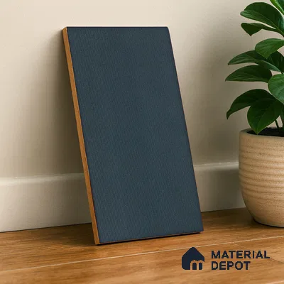 Subway Wall & Floor Tile TL 05235 C Lines & Layers Navy Blue Plain 12 x 6 inch Vitrified Matte Finish - 8 mm | 9 Random Faces | Suitable for Accent / Feature Walls, Bathroom, Kitchen Wall & Backsplashes