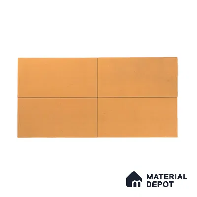 Subway Wall & Floor Tile TL 05235 Lines & Layers Salmon Rust Plain 12 x 6 inch Vitrified Matte Finish - 8 mm | 9 Random Faces | Suitable for Accent / Feature Walls, Bathroom, Kitchen Wall & Backsplashes