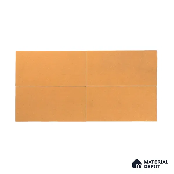 Subway Wall & Floor Tile TL 05235 Lines & Layers Salmon Rust Plain 12 x 6 inch Vitrified Matte Finish - 8 mm | 9 Random Faces | Suitable for Accent / Feature Walls, Bathroom, Kitchen Wall & Backsplashes