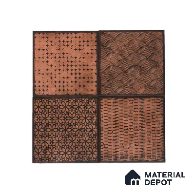 Subway Wall & Floor Tile TL 05252 B Marrueco Goldstone Decor 8 x 8 inch Vitrified Matte Finish - 8 mm | Random Design | Suitable for Accent / Feature Walls, Bathroom, Kitchen Wall & Backsplashes | Please Expect a Slight Variation of Pattern