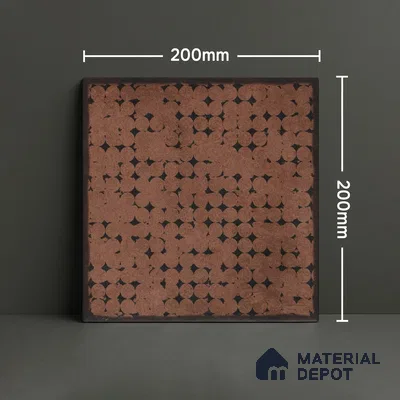 Subway Wall & Floor Tile TL 05252 B Marrueco Goldstone Decor 8 x 8 inch Vitrified Matte Finish - 8 mm | Random Design | Suitable for Accent / Feature Walls, Bathroom, Kitchen Wall & Backsplashes | Please Expect a Slight Variation of Pattern