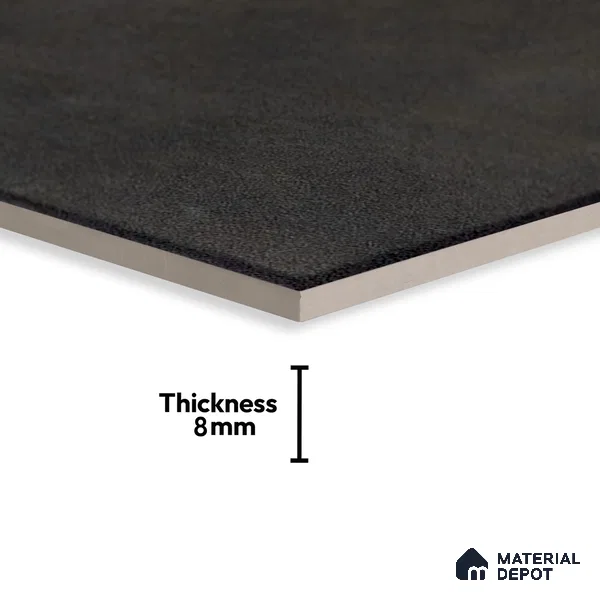 Subway Wall & Floor Tile TL 05252 C Marrueco Grizzle Grey Base 8 x 8 inch Vitrified Matte Finish - 8 mm | Suitable for Accent / Feature Walls, Bathroom, Kitchen Wall & Backsplashes | Please Expect a Slight Variation of Pattern