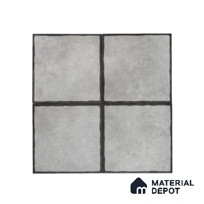 Subway Wall & Floor Tile TL 05252 D Marrueco Pewter Ash Base 8 x 8 inch Vitrified Matte Finish - 8 mm | Suitable for Accent / Feature Walls, Bathroom, Kitchen Wall & Backsplashes | Please Expect a Slight Variation of Pattern (Sample)