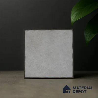 Subway Wall & Floor Tile TL 05252 D Marrueco Pewter Ash Base 8 x 8 inch Vitrified Matte Finish - 8 mm | Suitable for Accent / Feature Walls, Bathroom, Kitchen Wall & Backsplashes | Please Expect a Slight Variation of Pattern (Sample)