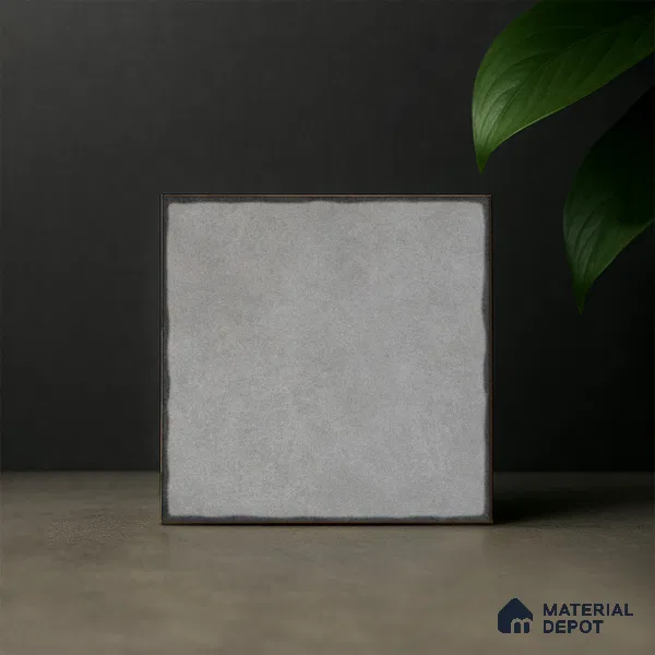 Subway Wall & Floor Tile TL 05252 D Marrueco Pewter Ash Base 8 x 8 inch Vitrified Matte Finish - 8 mm | Suitable for Accent / Feature Walls, Bathroom, Kitchen Wall & Backsplashes | Please Expect a Slight Variation of Pattern (Sample)