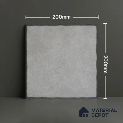 Subway Wall & Floor Tile TL 05252 D Marrueco Pewter Ash Base 8 x 8 inch Vitrified Matte Finish - 8 mm | Suitable for Accent / Feature Walls, Bathroom, Kitchen Wall & Backsplashes | Please Expect a Slight Variation of Pattern (Sample)