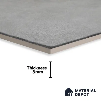 Subway Wall & Floor Tile TL 05252 D Marrueco Pewter Ash Base 8 x 8 inch Vitrified Matte Finish - 8 mm | Suitable for Accent / Feature Walls, Bathroom, Kitchen Wall & Backsplashes | Please Expect a Slight Variation of Pattern (Sample)