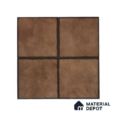 Subway Wall & Floor Tile TL 05252 Marrueco Burnished Brown Base 8 x 8 inch Vitrified Matte Finish - 8 mm | Suitable for Accent / Feature Walls, Bathroom, Kitchen Wall & Backsplashes | Please Expect a Slight Variation of Pattern