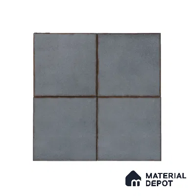 Subway Wall & Floor Tile TL 05269 C Mythos Slated Syncstone Plain 8 x 8 inch Vitrified Matte Finish - 8 mm | 12 Random Faces | Suitable for Accent / Feature Walls, Bathroom, Kitchen Wall & Backsplashes | Please Expect a Slight Variation of Pattern (Sample)