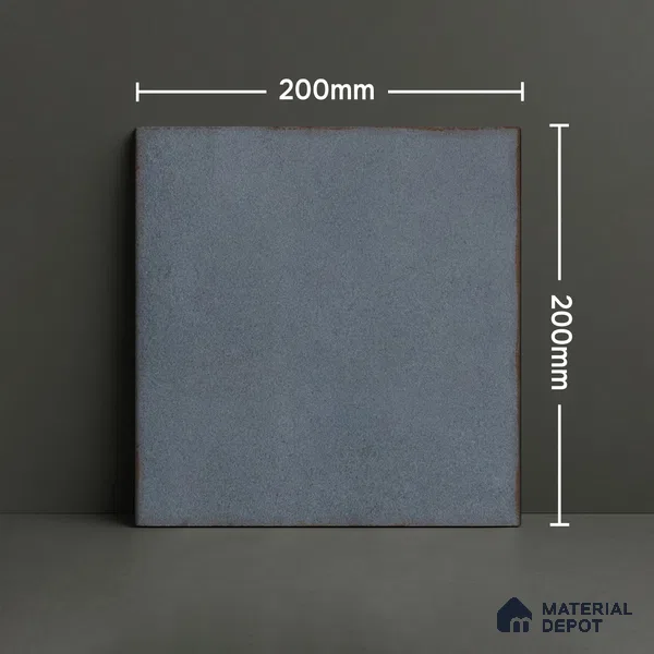 Subway Wall & Floor Tile TL 05269 C Mythos Slated Syncstone Plain 8 x 8 inch Vitrified Matte Finish - 8 mm | 12 Random Faces | Suitable for Accent / Feature Walls, Bathroom, Kitchen Wall & Backsplashes | Please Expect a Slight Variation of Pattern (Sample)
