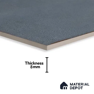 Subway Wall & Floor Tile TL 05269 C Mythos Slated Syncstone Plain 8 x 8 inch Vitrified Matte Finish - 8 mm | 12 Random Faces | Suitable for Accent / Feature Walls, Bathroom, Kitchen Wall & Backsplashes | Please Expect a Slight Variation of Pattern (Sample)