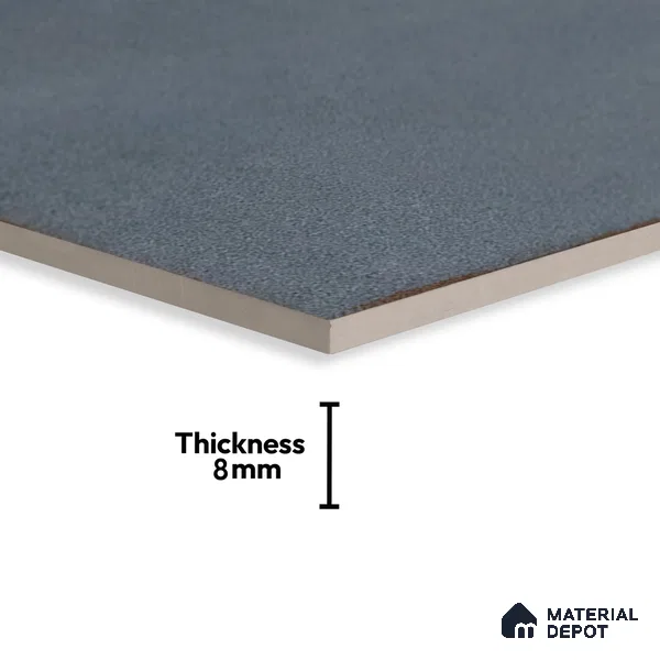 Subway Wall & Floor Tile TL 05269 C Mythos Slated Syncstone Plain 8 x 8 inch Vitrified Matte Finish - 8 mm | 12 Random Faces | Suitable for Accent / Feature Walls, Bathroom, Kitchen Wall & Backsplashes | Please Expect a Slight Variation of Pattern (Sample)