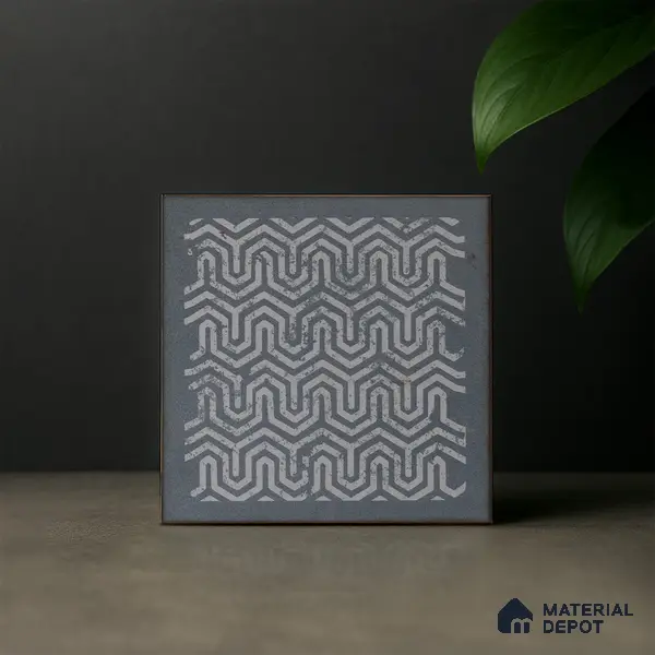 Subway Moroccan Wall & Floor Tile TL 05269 D Mythos Slated Syncstone Decor 8 x 8 inch Vitrified Matte Finish - 8 mm | 12 Random Faces | Suitable for Accent / Feature Walls, Bathroom, Kitchen Wall & Backsplashes | Please Expect a Slight Variation of Pattern