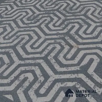 Subway Moroccan Wall & Floor Tile TL 05269 D Mythos Slated Syncstone Decor 8 x 8 inch Vitrified Matte Finish - 8 mm | 12 Random Faces | Suitable for Accent / Feature Walls, Bathroom, Kitchen Wall & Backsplashes | Please Expect a Slight Variation of Pattern