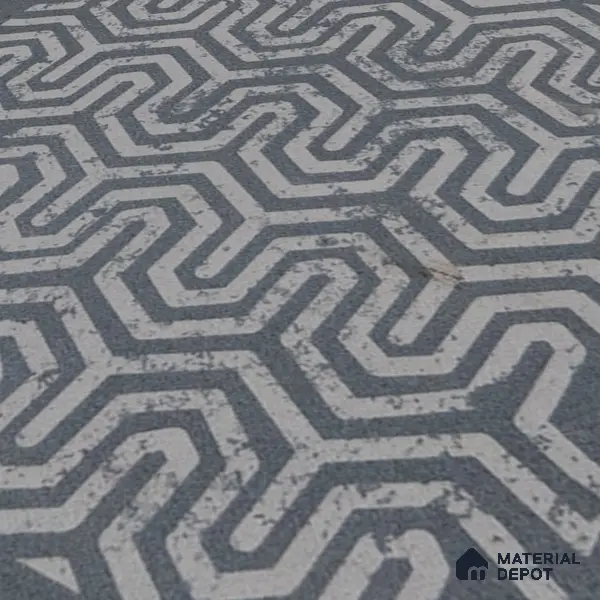 Subway Moroccan Wall & Floor Tile TL 05269 D Mythos Slated Syncstone Decor 8 x 8 inch Vitrified Matte Finish - 8 mm | 12 Random Faces | Suitable for Accent / Feature Walls, Bathroom, Kitchen Wall & Backsplashes | Please Expect a Slight Variation of Pattern