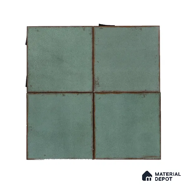 Subway Wall & Floor Tile TL 05269 E Mythos Flourish Festive Plain 8 x 8 inch Vitrified Matte Finish - 8 mm | 12 Random Faces | Suitable for Accent / Feature Walls, Bathroom, Kitchen Wall & Backsplashes | Please Expect a Slight Variation of Pattern (Sample)