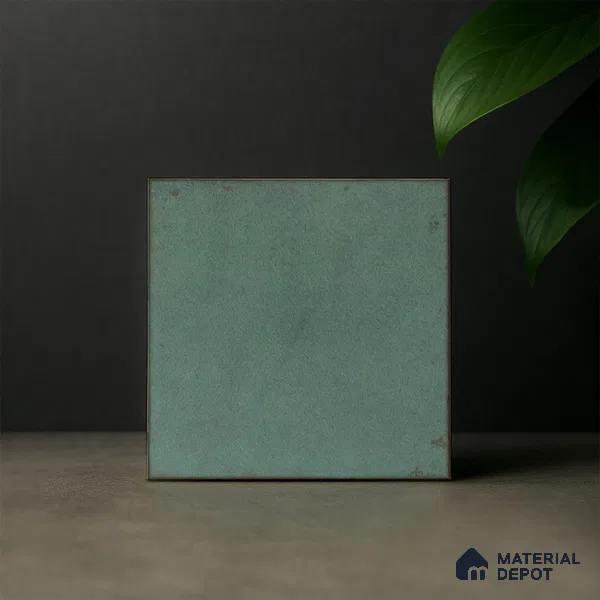 Subway Wall & Floor Tile TL 05269 E Mythos Flourish Festive Plain 8 x 8 inch Vitrified Matte Finish - 8 mm | 12 Random Faces | Suitable for Accent / Feature Walls, Bathroom, Kitchen Wall & Backsplashes | Please Expect a Slight Variation of Pattern (Sample)