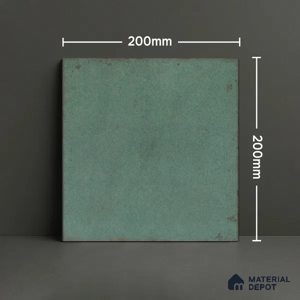 Subway Wall & Floor Tile TL 05269 E Mythos Flourish Festive Plain 8 x 8 inch Vitrified Matte Finish - 8 mm | 12 Random Faces | Suitable for Accent / Feature Walls, Bathroom, Kitchen Wall & Backsplashes | Please Expect a Slight Variation of Pattern (Sample)
