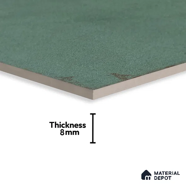 Subway Wall & Floor Tile TL 05269 E Mythos Flourish Festive Plain 8 x 8 inch Vitrified Matte Finish - 8 mm | 12 Random Faces | Suitable for Accent / Feature Walls, Bathroom, Kitchen Wall & Backsplashes | Please Expect a Slight Variation of Pattern (Sample)
