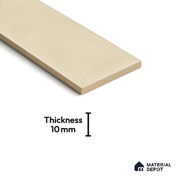 Subway Wall Tile TL 06161 D Eclat Blanc Lustrous Latte 12 x 3 inch Ceramic Glossy Finish - 10 mm | 48 Random Design | Suitable for Accent / Feature Walls, Bathroom, Kitchen Wall & Backsplashes