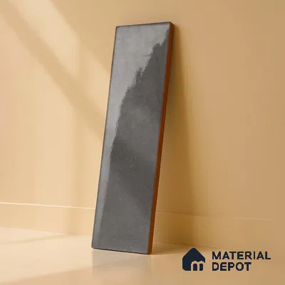 Subway Wall Tile TL 06161 E Eclat Blanc Gleam Touch 12 x 3 inch Ceramic Glossy Finish - 10 mm | 48 Random Design | Suitable for Accent / Feature Walls, Bathroom, Kitchen Wall & Backsplashes