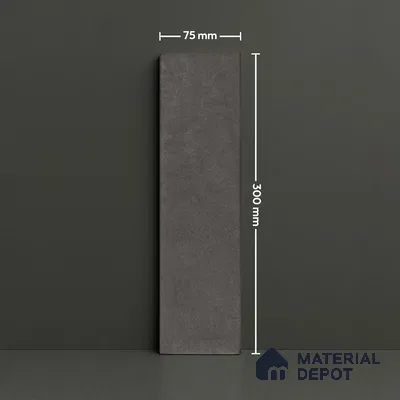 Subway Wall Tile TL 06161 E Eclat Blanc Gleam Touch 12 x 3 inch Ceramic Glossy Finish - 10 mm | 48 Random Design | Suitable for Accent / Feature Walls, Bathroom, Kitchen Wall & Backsplashes