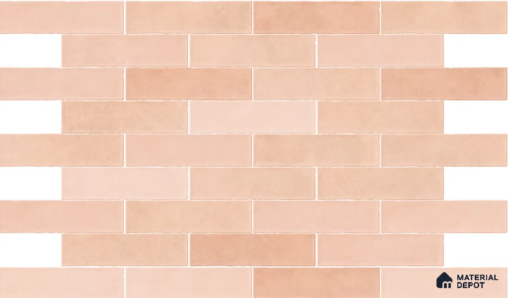 Subway Wall Tile TL 06161 G Eclat Blanc Glint Surface 12 x 3 inch Ceramic Glossy Finish - 10 mm | 48 Random Design | Suitable for Accent / Feature Walls, Bathroom, Kitchen Wall & Backsplashes (Sample)