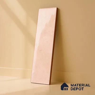 Subway Wall Tile TL 06161 G Eclat Blanc Glint Surface 12 x 3 inch Ceramic Glossy Finish - 10 mm | 48 Random Design | Suitable for Accent / Feature Walls, Bathroom, Kitchen Wall & Backsplashes (Sample)